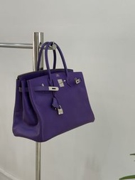 Hermes Birkin 35夢幻紫銀扣