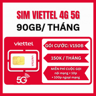 Sim 4G Viettel Đăng kí các gói SD70 - SD120 - V90B - V120B - V150B - V200B - Miễn Phí gọi nội mạng +