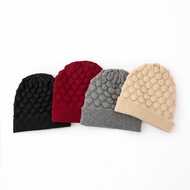 Cross-Border Knitting Wholesale Ready Stock Cashmere 2025 Hat New Style Cashmere Hollow Wool Manufac