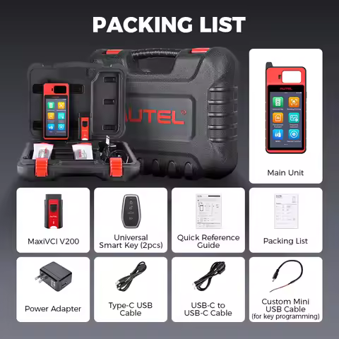 Autel MaxiIM KM100 Key Fob Programmer Immobilizer Tool Key Creation IMMO Learning Chip Read Write Cl