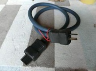 美國 AudioQuest CRYSTAL solid FP 發燒電源線(約1.2米)線為made in usa.