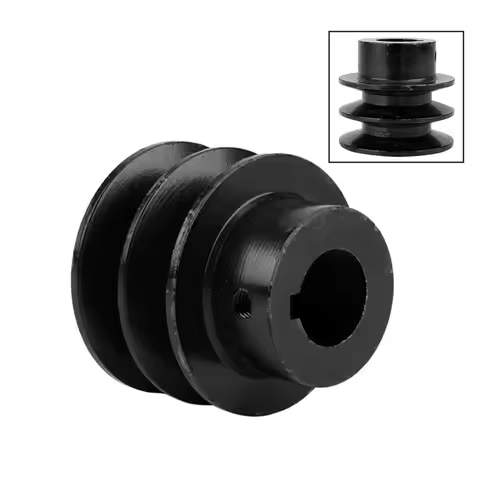 OD 19/20mm ID V Belt Pulley Bore Die Double Groove For Honda 168F 170F GX110 GX120 GX160 GX200 7HP A