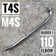 Stainless Muffler Elbow for Suzuki Raider J 110