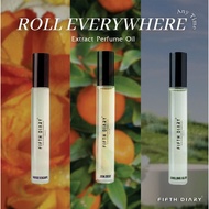 [Roll on]Perfume oil with Natural Essential Oil(10ml)(Zen Zest,Muse Escape, Smilling Glow)by Fifth D