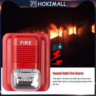 Fire Alarm Warning Strobe Horn Alert Sirine Fire Alarm Siren Horn Strobe Sound & Light