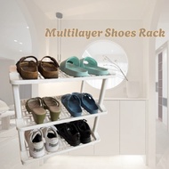 Multipurpose Rectangle Plastic Shoes Rack (2 Tiers, 3 Tiers, 4 Tiers, 5 Tiers)