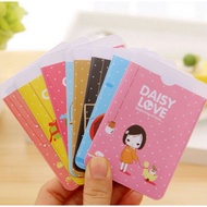 Card Holder Plastic/Cookys Girl/Daisy Love 6.5x9.5CM