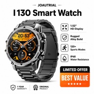 JOAUTRIAL I130 Smart Watch Man Alloy Wear Resistance SmartWatch 500mAh 1.52“ HD Fitness Tracker IP68