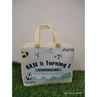 Zipper Birthday souvenir Bag UK. 23x23x20