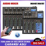 AUDIO MIXER mixer profesional 7-channel/4-channel MG07BT/MG04BT mixer Penguat sinyal USB Penguat KTV Penguat kinerja panggung Penguat kinerja panggung