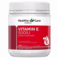 Healthy Care Vitamin E 500iu 200 Capsules