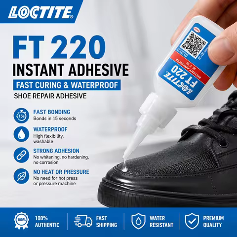 LOCTITE FT220 Waterproof Sports Shoe Repair Adhesive Strong Glue for Sneakers Factory Branded