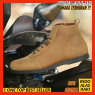 ANUBIS NAVY X INDO AK | BRADLEYS - Sepatu Kulit Boots Pria / Boots Kulit CH Biru Navy Casual / Sepat