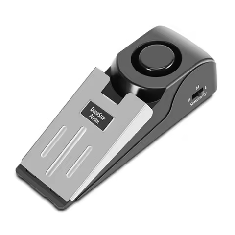Door Stop Alarm Anti Theft 120db Siren Portable Door Stopper Security Alarm For Home Apartment Trave