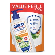 (Free Shipping)Aiken Body Wash Protect & Moisture (800g Refill)