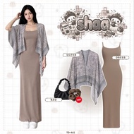 OneSet 3 IN 1 Teenage Beach Simple Modern (Outer Arwen + Inner Dress + Bag) SET TD 461
