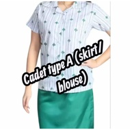 Cadet uniform Type A Skirt/Blouse/scouting uniform