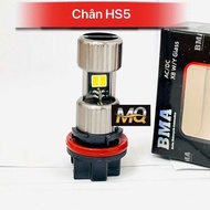 ĐÈN PHA LED XE MÁY CAO CẤP HS5 COS TRẮNG PHA TRẮNG Siêu Sáng Xe Airblade 2011 AB 2011 MẬP PCX 2011 L