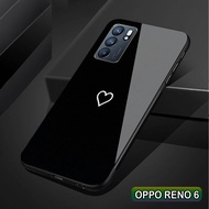 Softcase  Glass Kaca OPPO RENO 6 4G/ RENO 6 5G  - J73 - Casing Hp -  Pelindung hp  OPPO RENO 6 4G/ RENO 6 5G - Case Handphone - Pelindung Handphone -  OPPO RENO 6 4G/ RENO 6 5G