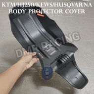 KTM HUSQVARNA HENGJIAN HJ250 KEWS250 2T 4T Engine Guard Cover Projector Body Anti-Skid Board (Black)