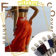 WITAKEY Fit Dress Cinch Clips Wine Red Color Dress Clips Back Cinch Multifunctional Clip Shirt Clips
