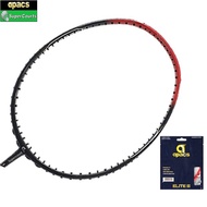 Apacs Nano Fusion Speed 722 Install Ap Elite III String Original Badminton Racket -Black Red(1pcs)【FREE INSTALL STRING】