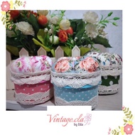 Medium Cuhsion Jar Safety pin holder, gold, or hair tie