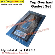 Engine Top Overhaul Gasket Set For Hyundai Atos Atoz 1.0 G4HC / 1.1 G4HG / 1.1 G4HD