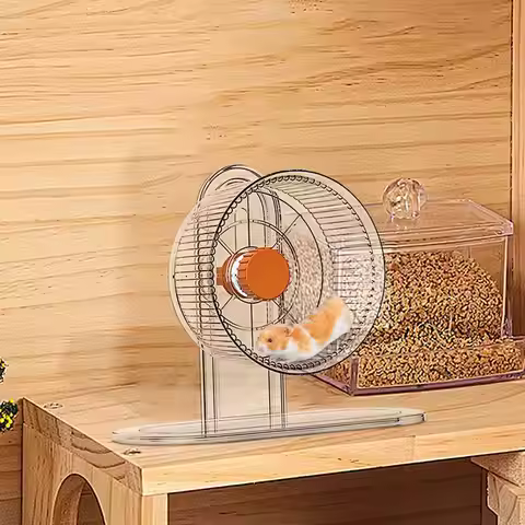 Silent Hamster Wheel Hamster Spinner Chinchilla Wheel Height Adjustable Small Animals Running Wheels
