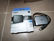 Crucial X9 Pro 4TB 便攜式 外置 External SSD