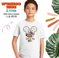 KAOS T-SHIRT ANAK SOUVENIR OLEH OLEH MERCHANDISE DISNEYLAND HONGKONG - PREMIUM QUALITY