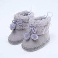 Newborn Toddler Warm Boots Winter First Walkers baby Girls Boys Shoes Soft Sole Fur Snow Booties Kid