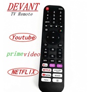 New devant remote control Use Original For DEVANT LCD LED TV Player evision Remote Control prime video About YouTube NETFLIX universal tv remote with music devant smart tv remote control