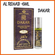 Original  Al-Rehab Concentrated Perfume DAKAR- 6ml