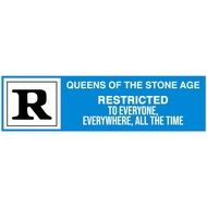 (Stiker Cermin Kereta) Windshield / Glass Sticker 16" x 4.5" Queens Of The Stone Age