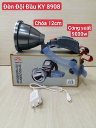 Đèn pin đội đầu siêu sáng chống nước chóa 12cm - NĐ 9110