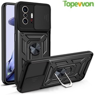 Mi11T Case Slide Camera Shockproof Armor Cases For Xiaomi11T Xiaomi Xiomi Mi 11 Lite T Pro Car Magnetic Holder Ring Protect Shell