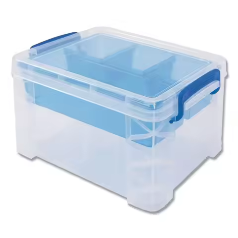 Super Stacker Divided Storage Box with Insert