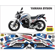Yamaha Byson 2010-2013 variation decal, Byson variation/ Byson variation striping/ Byson striping/ i