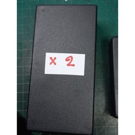 Box X2 Black Box/ Plastic Box (X2) 11.5x5.5x4