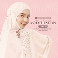 Telekung Siti Khadijah Signature Modish EVELYN | LIAN LI (Free Woven Bag)