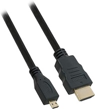 BRENDAZ Micro-HDMI to HDMI Cable Compatible with Olympus OM-D E-M1 Mark III, OM-D E-M10 Mark IV, OM-D E-M10 Mark III Mirrorless Digital Camera (6-feet)