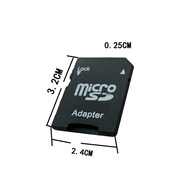 SD memory card jacket for micro SD memory card converted to SD (SD Adapter)