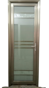 Pintu Kaca Kamar Mandi Aluminium / Pintu Kamar Mandi Full Kaca