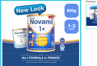 Novamil 1+ for Balanced Nutrition 1-3 Years Old (800g) (Novalac 1+)