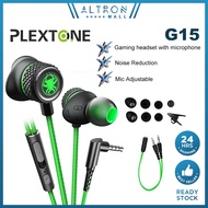 PLEXTONE G15 Magnetic Strong Bass Gaming Earphone Earphones Headphones With Mic PUBG PC Smartphone s