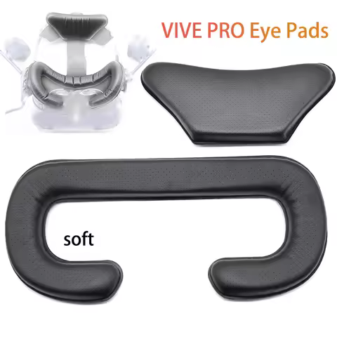 Leather Cushion Cover eye Pads Sponge Mat Virtual Reality Accessories Soft Sweat-proof Face Foam Mas