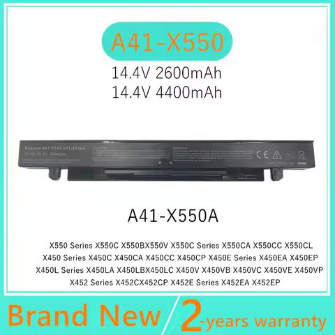 A41-X550A Laptop Battery For Asus F450 F450C F450CA F450L F450V F550 F550C F550E F550EA F550L F550V 