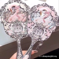 【In stock】Flower Knows Swan Ballet Series Hand Mirror Makeup Mirror Face Makeup Tools 1P2J CFUW B6TV