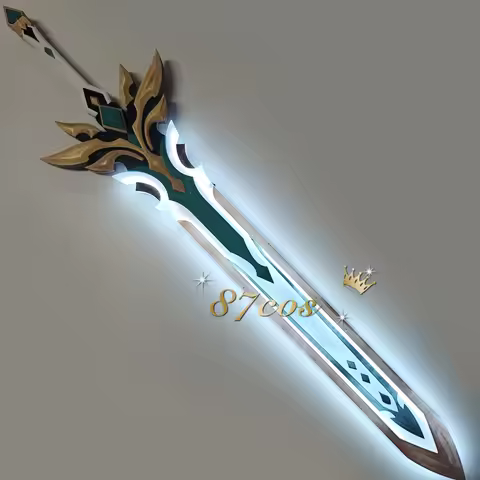 Falgal Twin Swords Genshin Impact Cosplay Props 140cm Led Light Up Weapons for The Grand Master of t